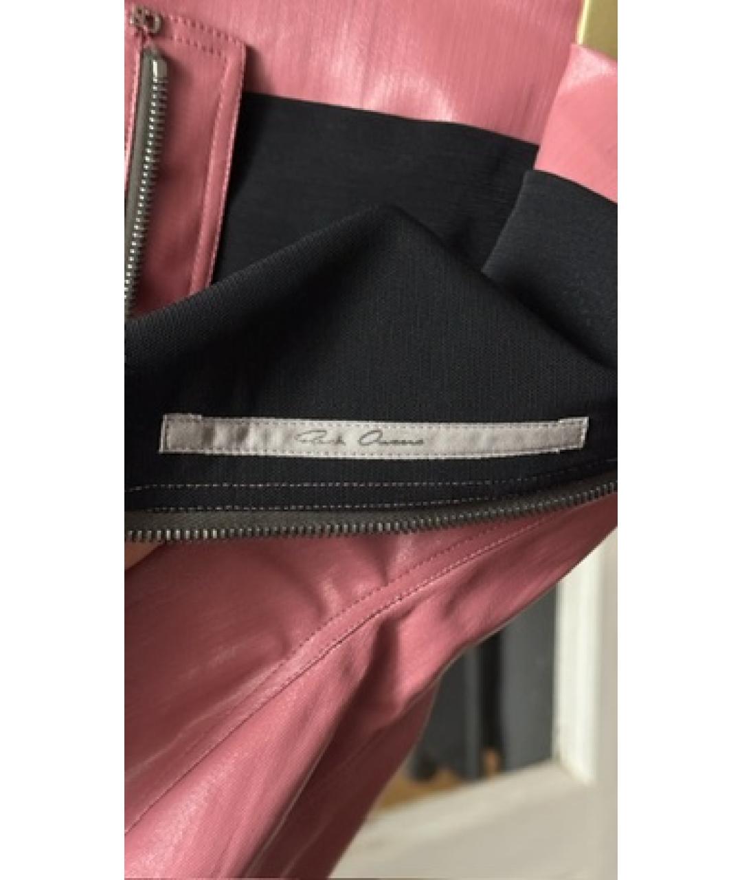 RICK OWENS Розовый хлопковый корсет, фото 3