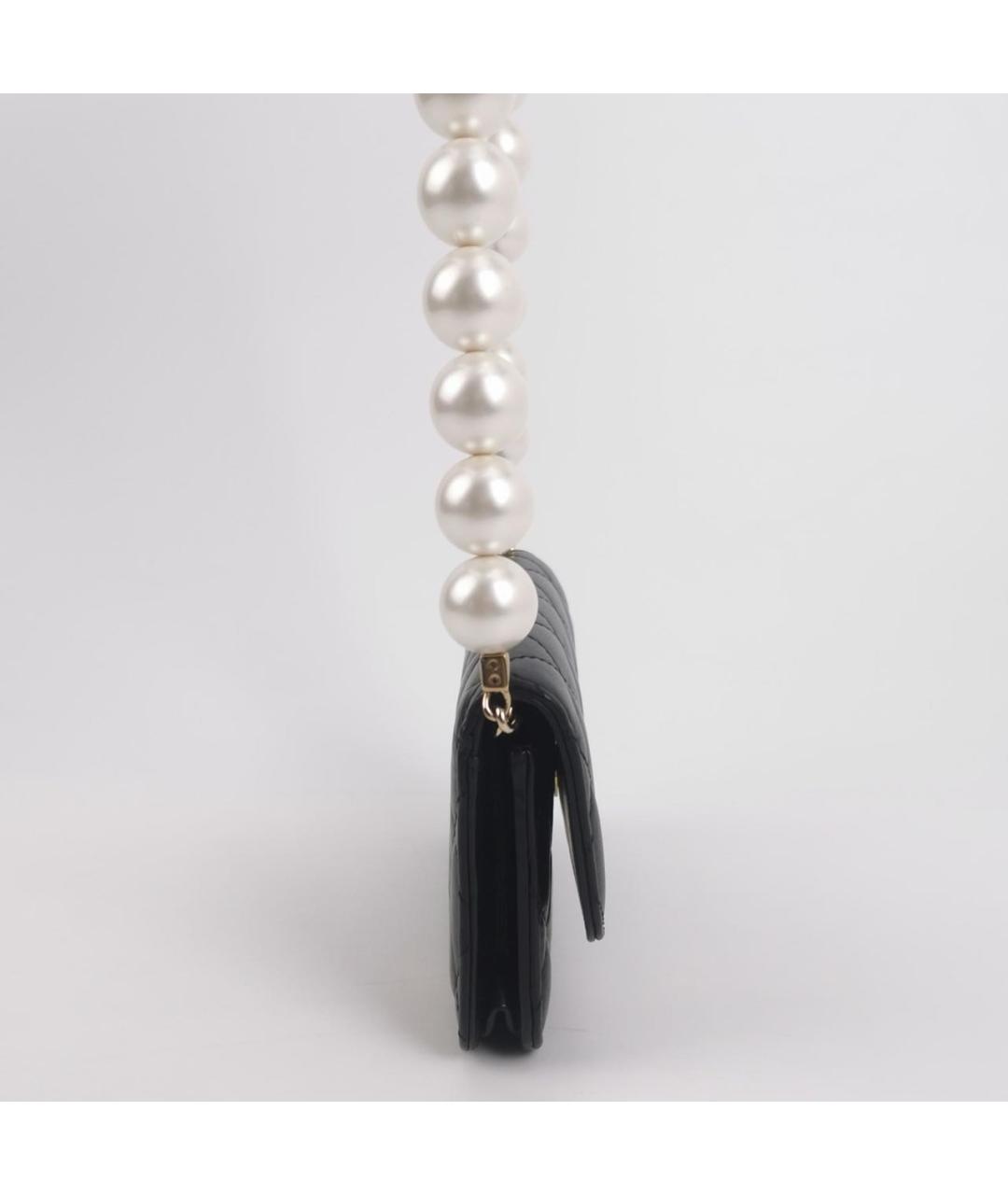 CHANEL Черная кожаная сумка через плечо, фото 3