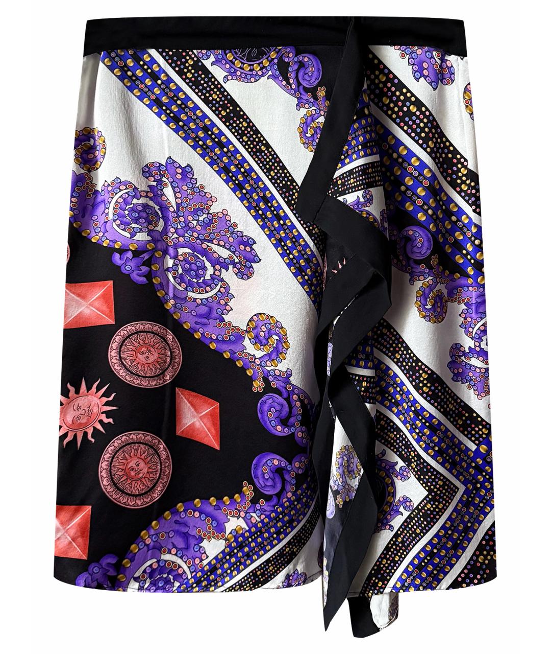 VERSACE Мульти юбка мини, фото 1