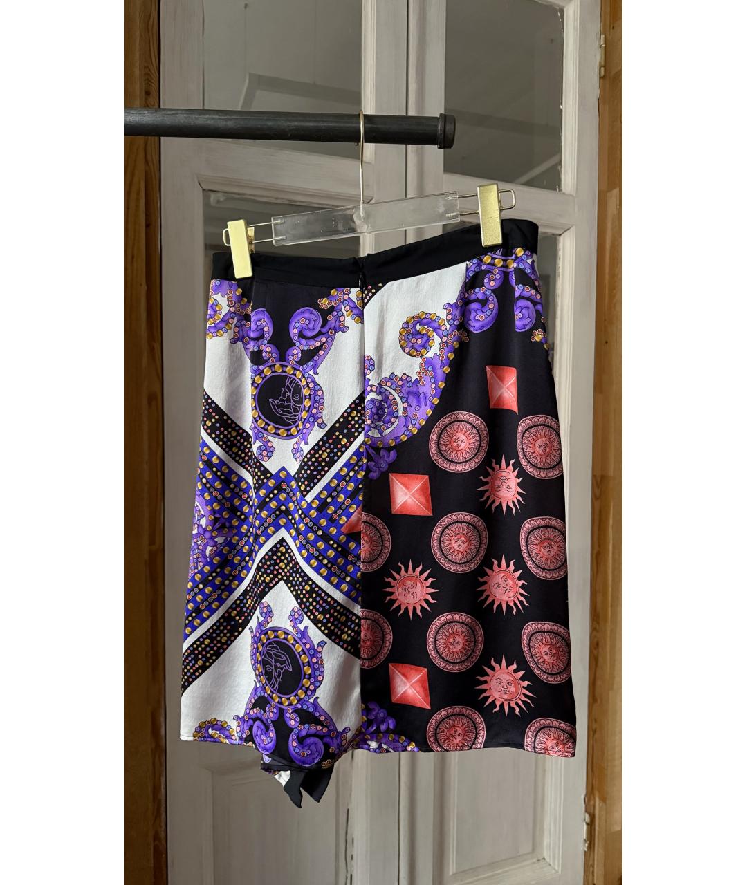 VERSACE Мульти юбка мини, фото 2