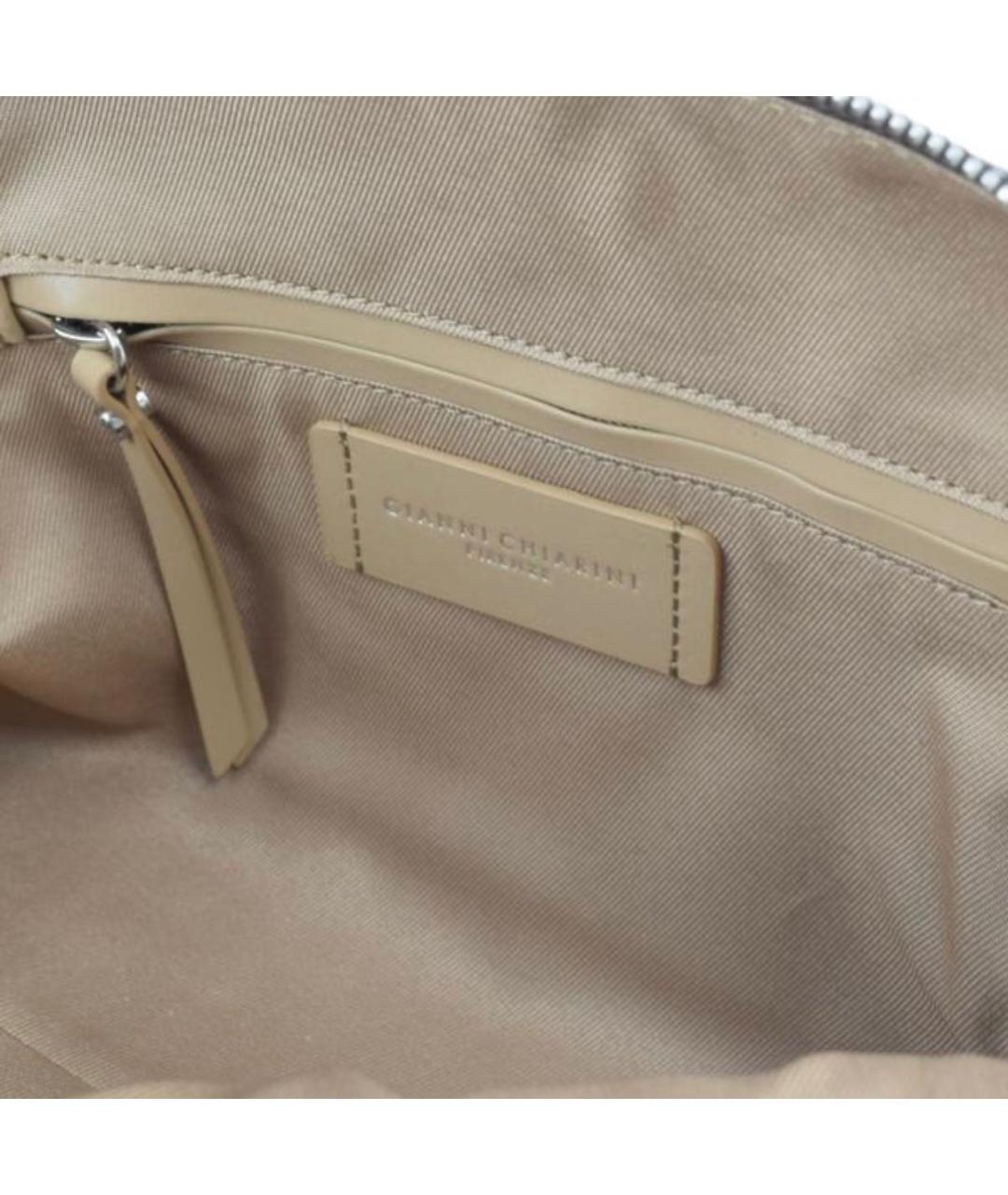 Gianni Chiarini Оранжевая кожаная сумка через плечо, фото 4