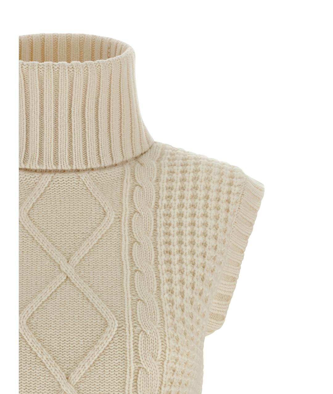PERFECT MOMENT Бежевая шерстяная жилетка, фото 3