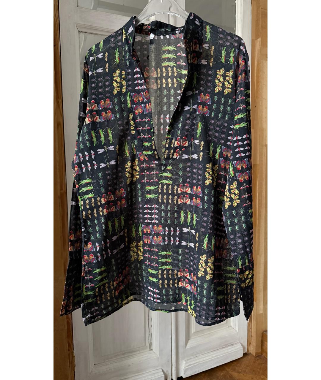 GUCCI Черная хлопковая рубашка, фото 6