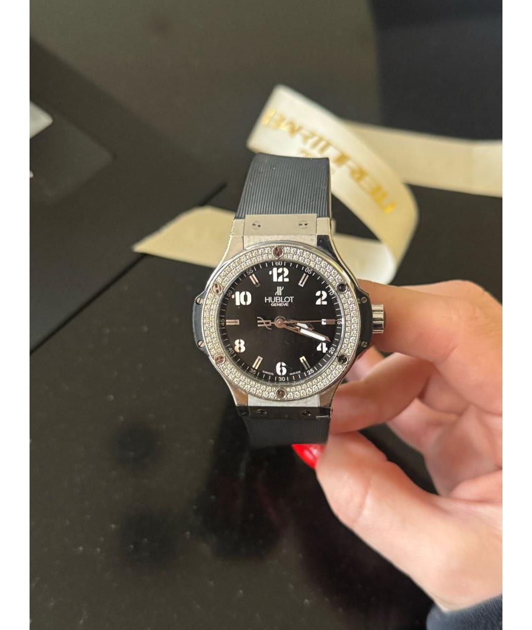 HUBLOT Черные металлические часы, фото 4