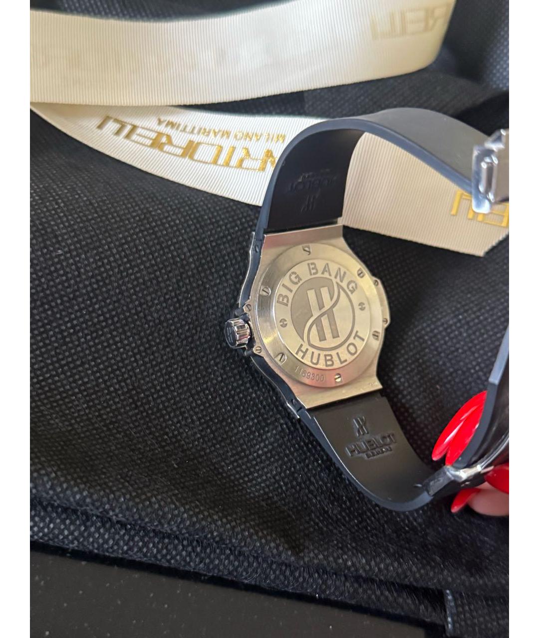 HUBLOT Черные металлические часы, фото 2
