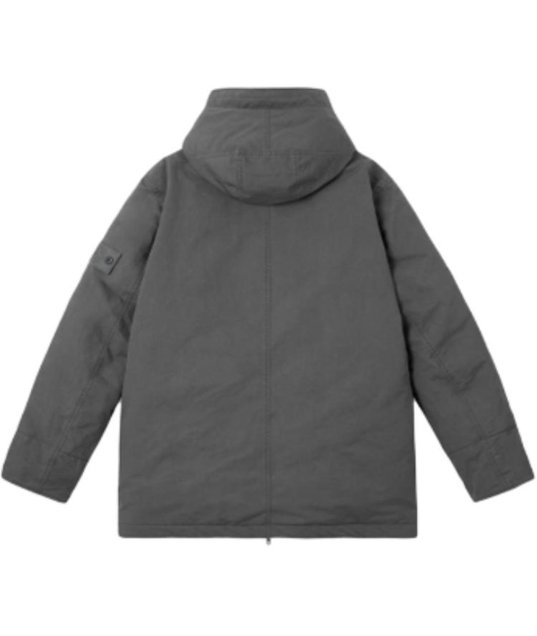 STONE ISLAND Серая парка, фото 2