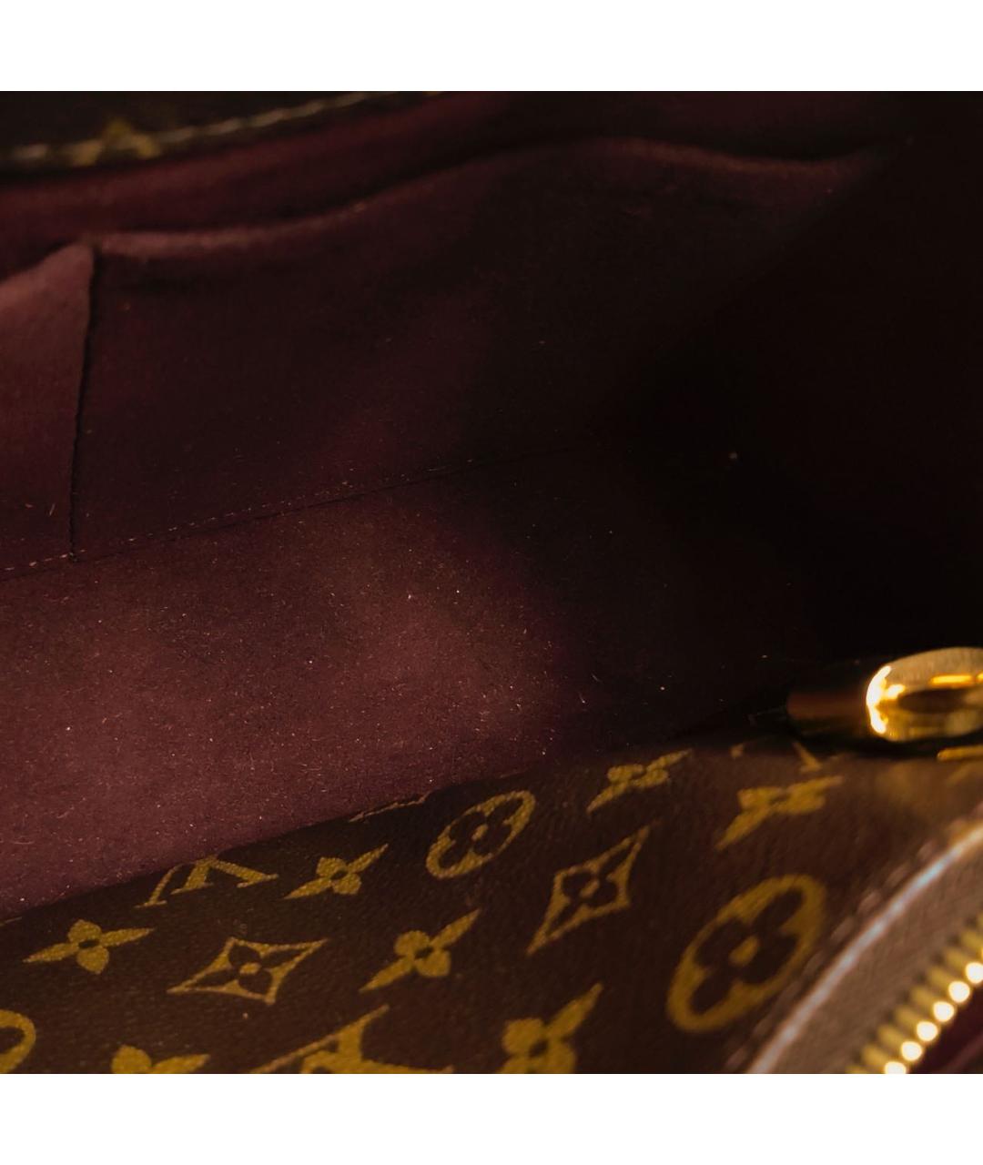 LOUIS VUITTON Коричневая сумка с короткими ручками, фото 8