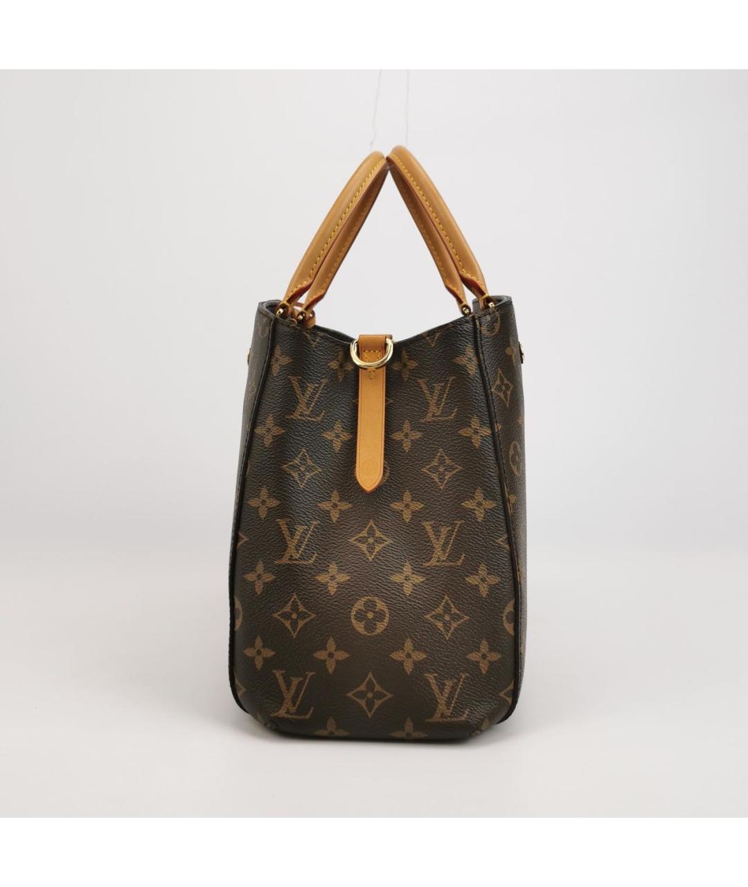 LOUIS VUITTON Коричневая сумка с короткими ручками, фото 2