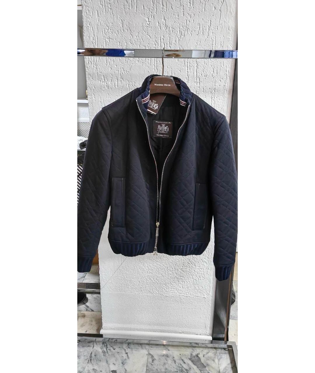 MASSIMO SFORZA Темно-синяя кашемировая куртка, фото 2