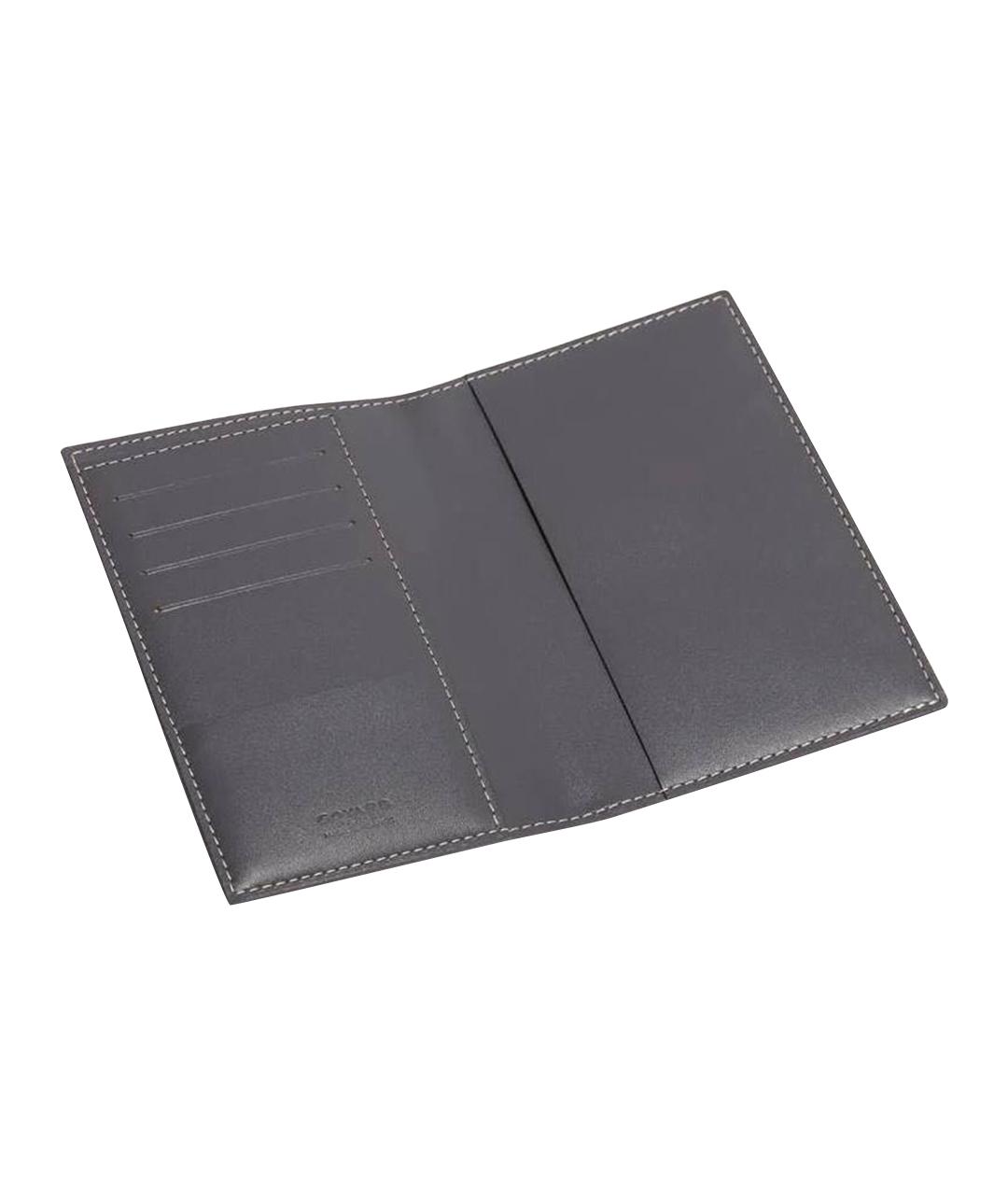 GOYARD Серый кожаный кардхолдер, фото 5