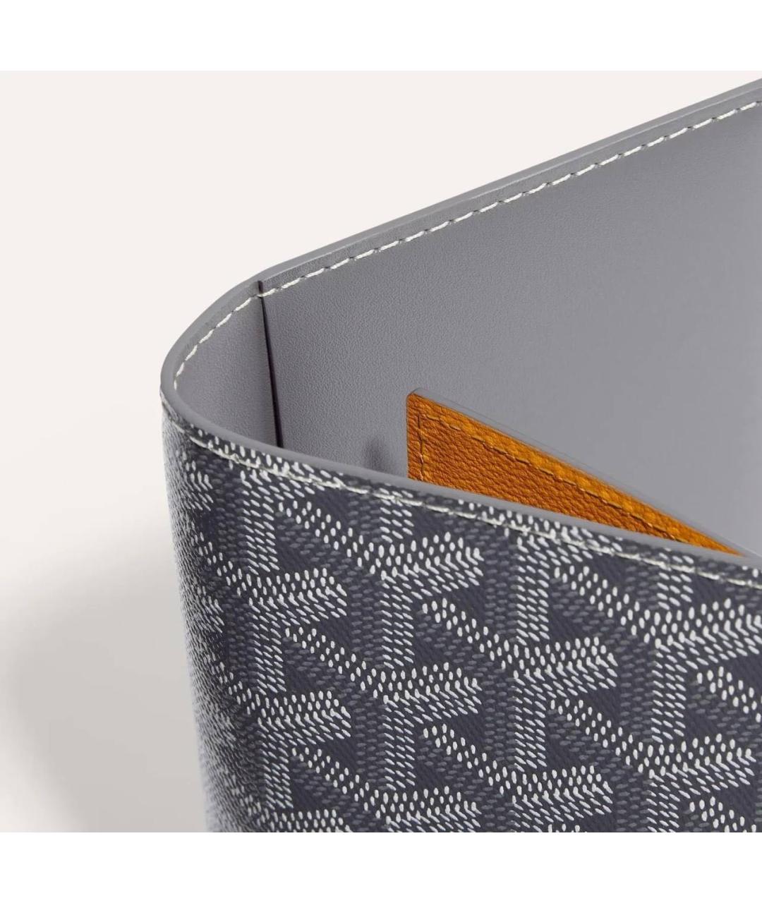 GOYARD Серый кожаный кардхолдер, фото 2