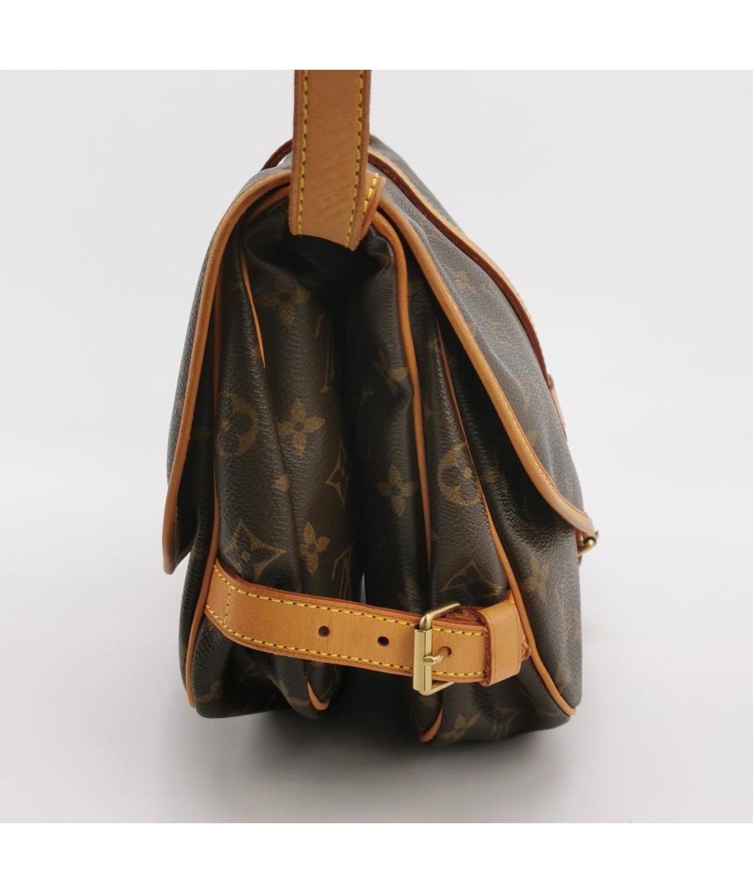 LOUIS VUITTON Коричневая сумка через плечо, фото 3