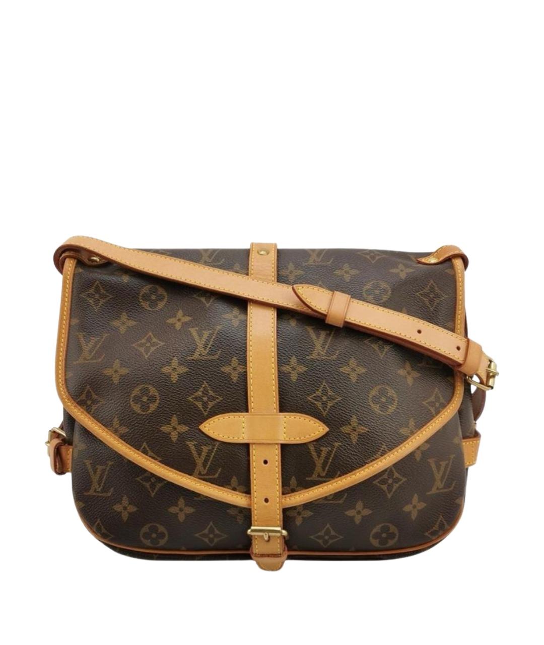 LOUIS VUITTON Коричневая сумка через плечо, фото 1