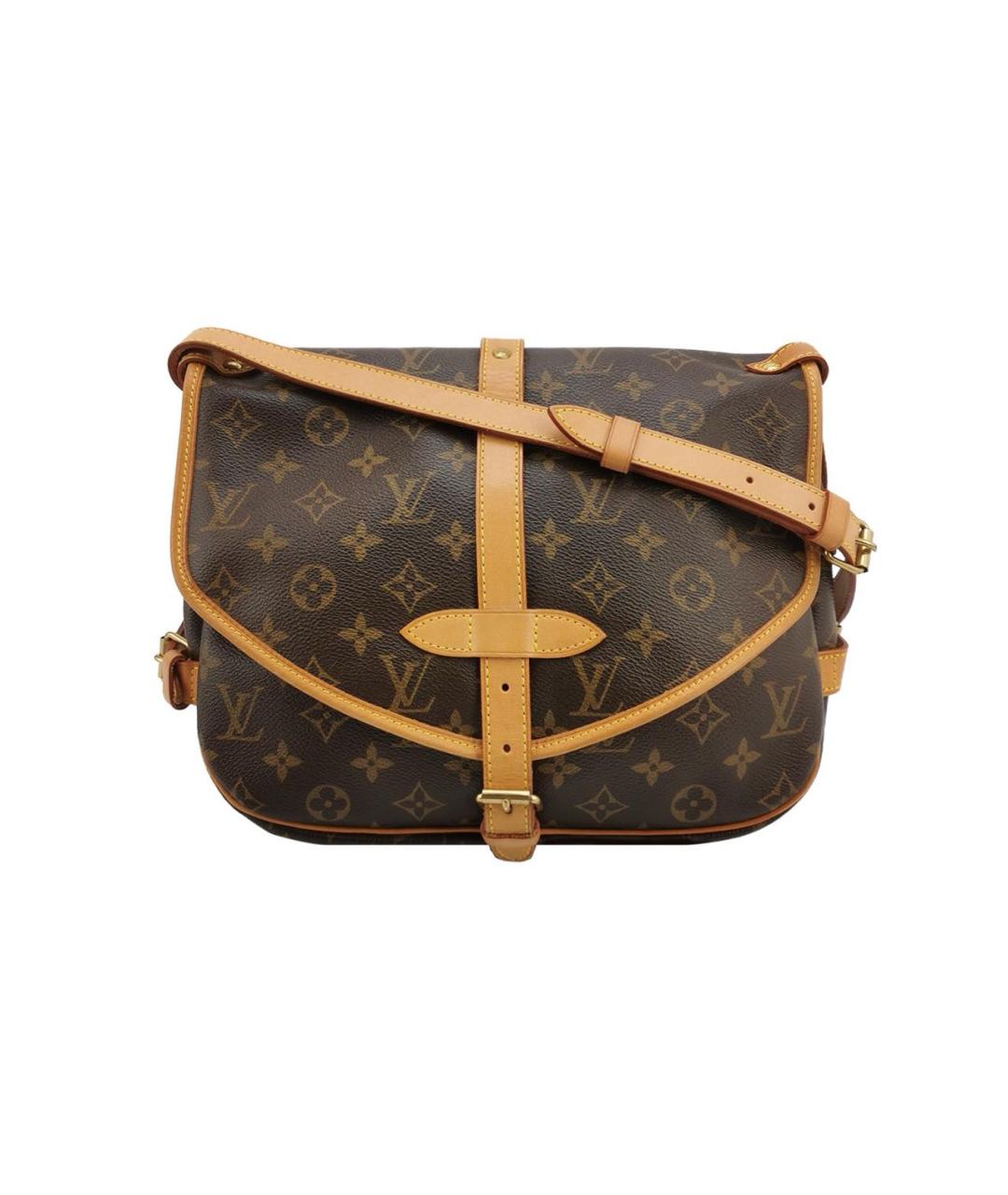 LOUIS VUITTON Коричневая сумка через плечо, фото 9