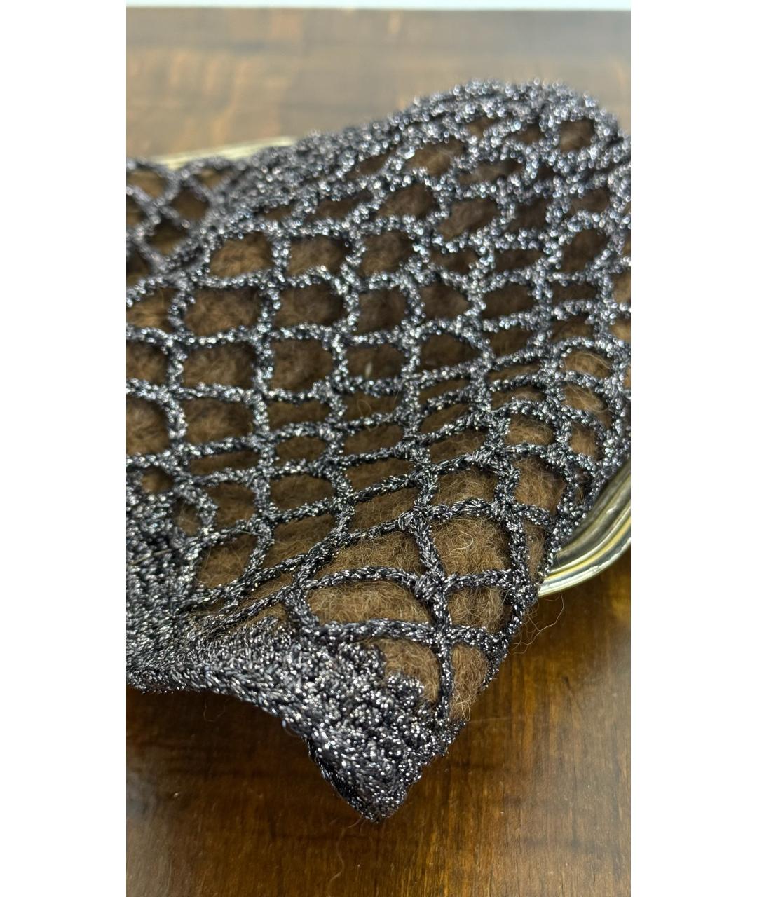 MAISON MARGIELA Серебряная шерстяная шапка, фото 2