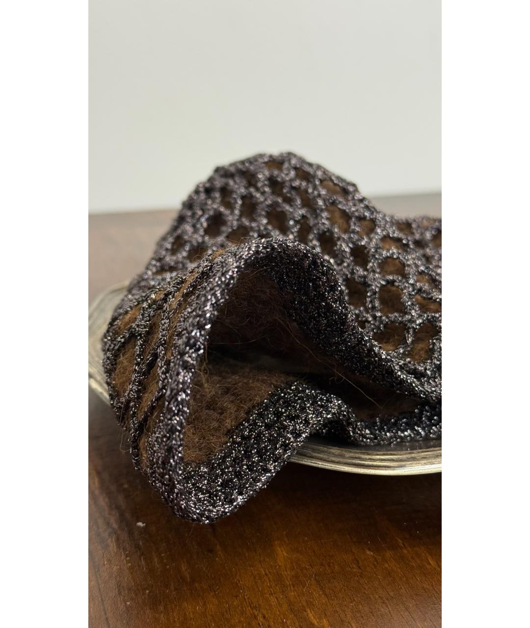 MAISON MARGIELA Серебряная шерстяная шапка, фото 3