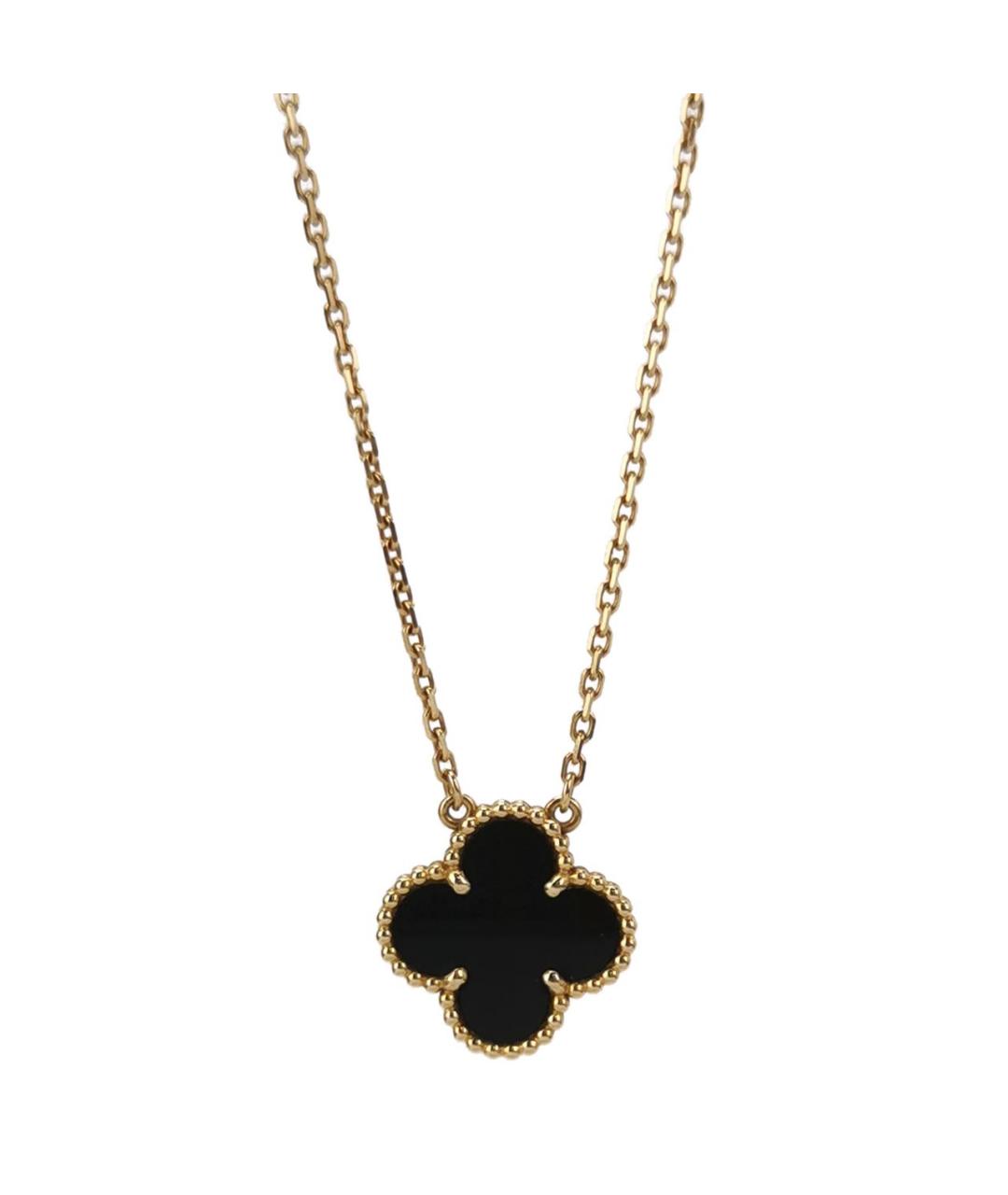 VAN CLEEF & ARPELS Черный кулон из желтого золота, фото 7