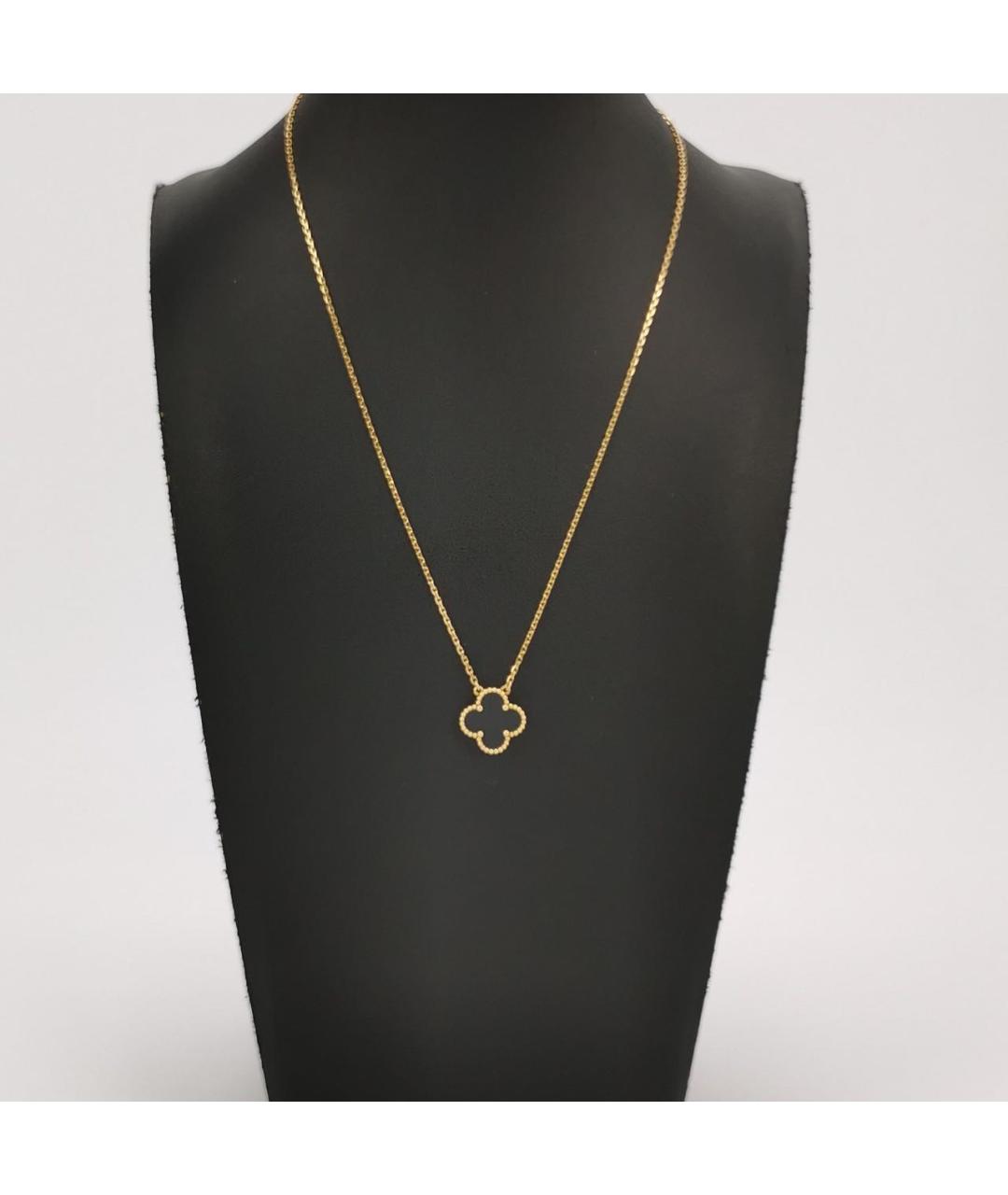 VAN CLEEF & ARPELS Черный кулон из желтого золота, фото 2