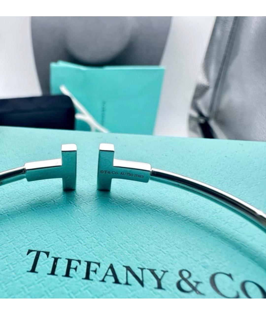 TIFFANY&CO Серебрянный браслет из белого золота, фото 7