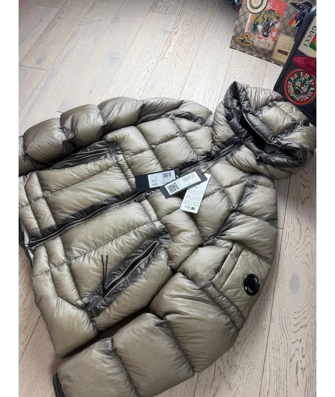 CP COMPANY Бежевый пуховик, фото 5