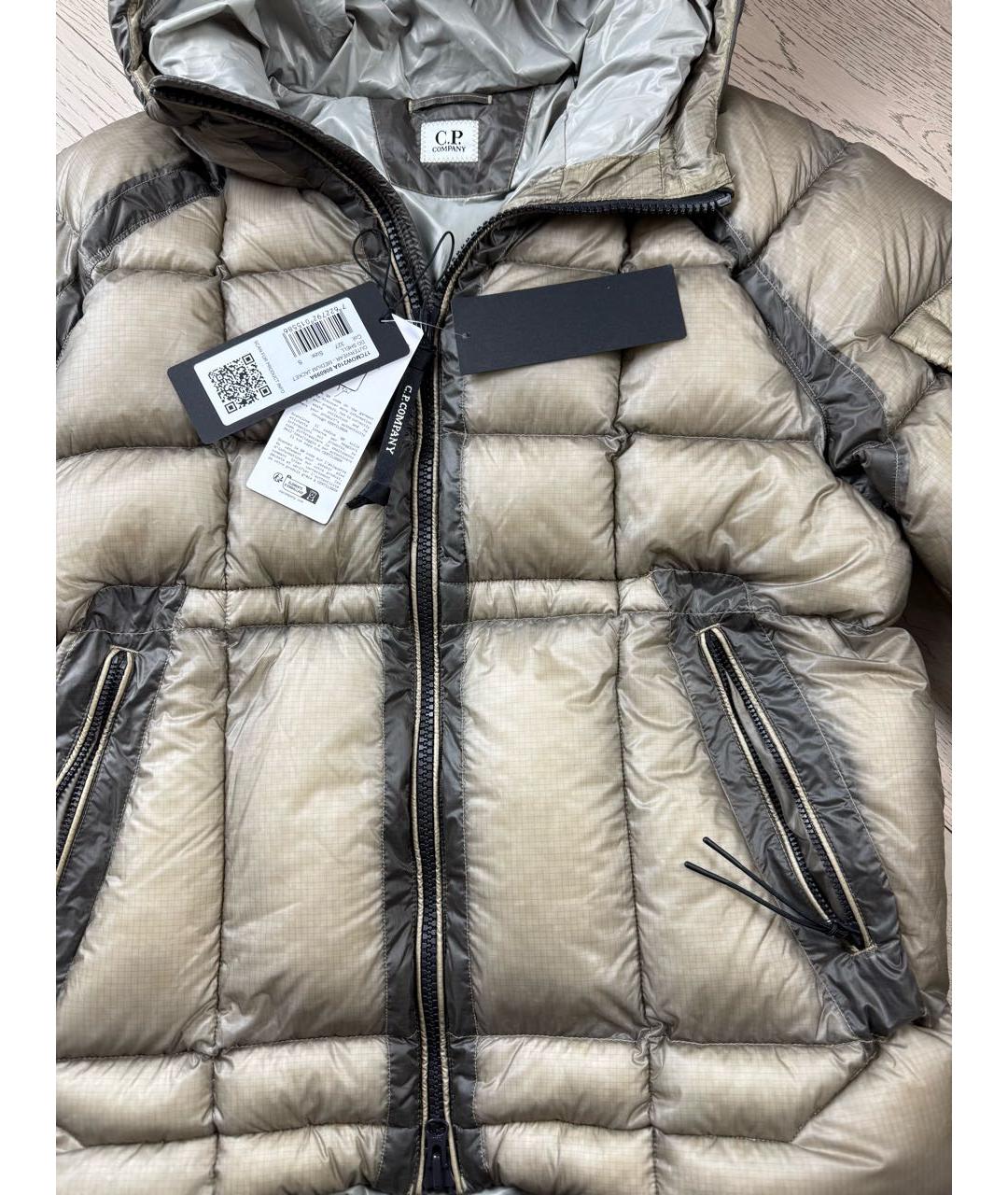 CP COMPANY Бежевый пуховик, фото 4