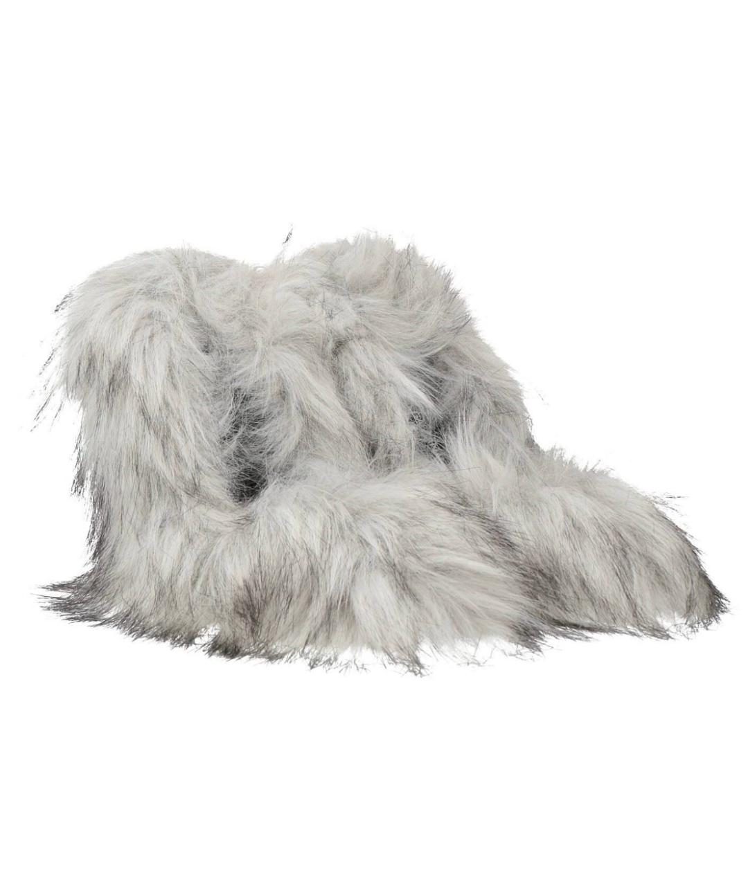 DOLCE&GABBANA Серые текстильные туфли, фото 2