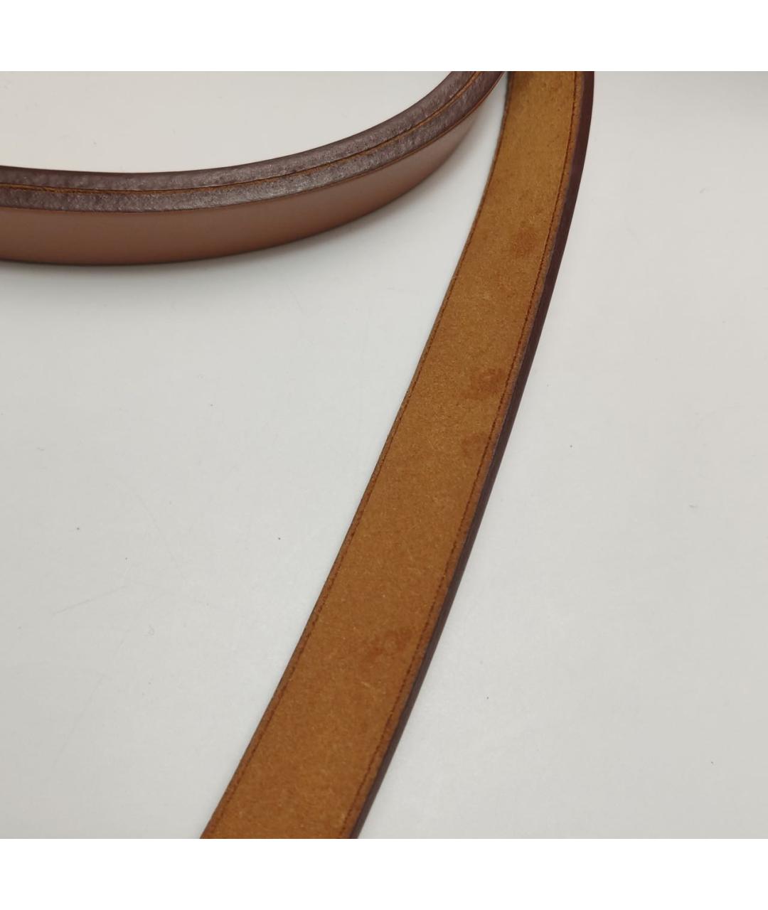 HERMES Бежевая кожаная сумка с короткими ручками, фото 7