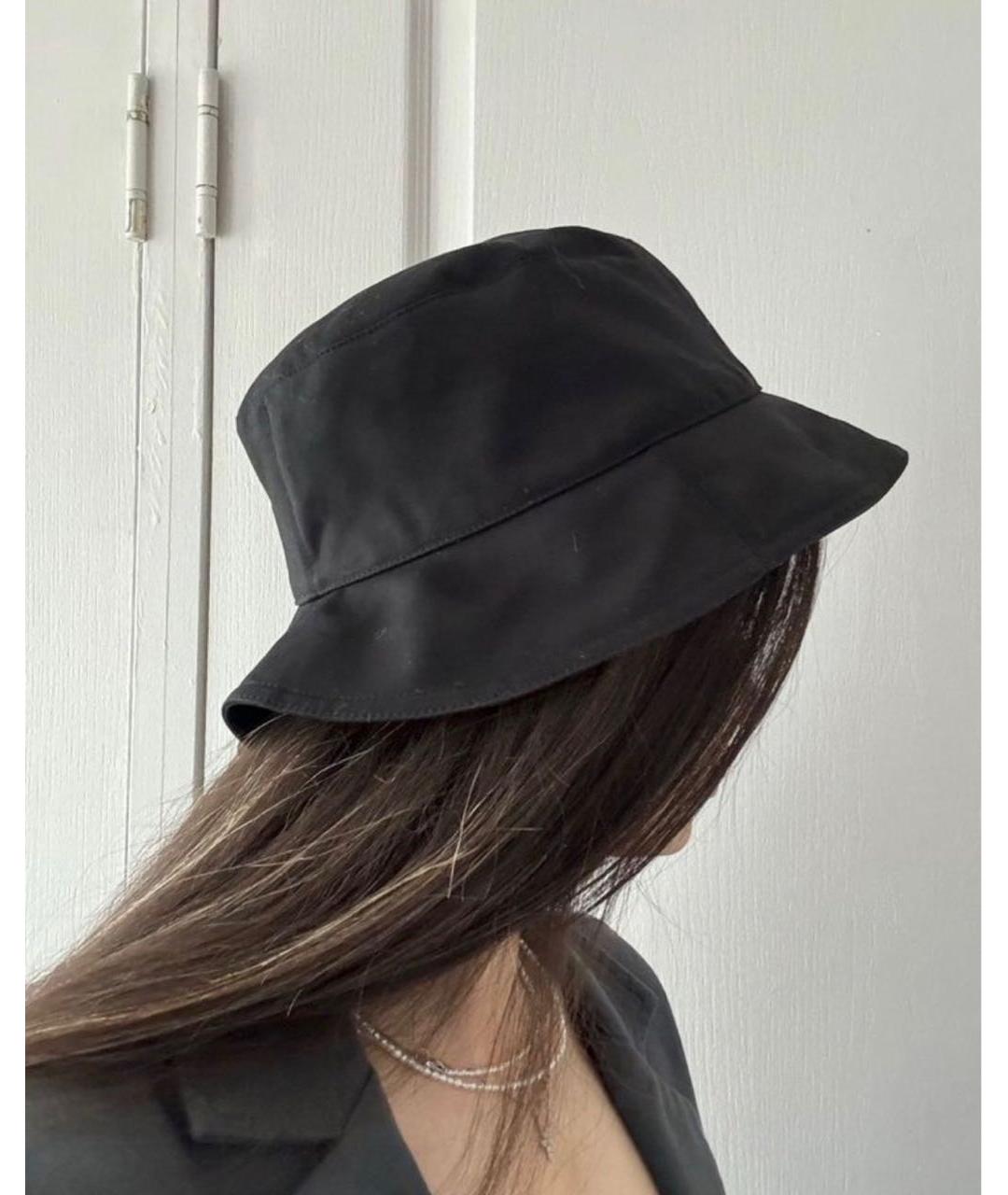 CELINE Черная хлопковая панама, фото 2