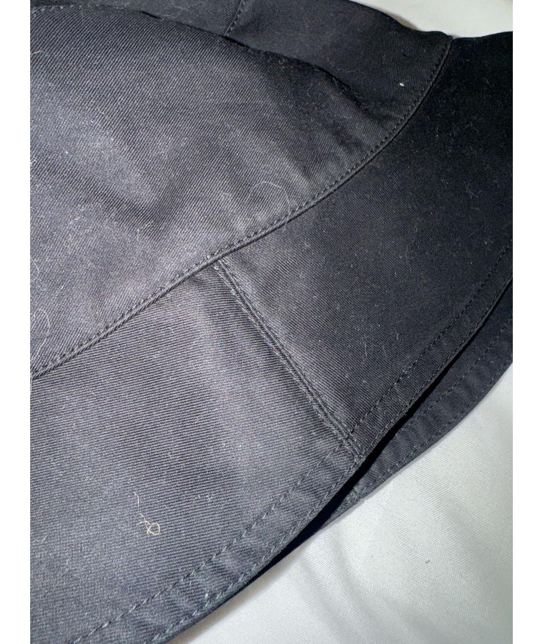 CELINE Черная хлопковая панама, фото 7