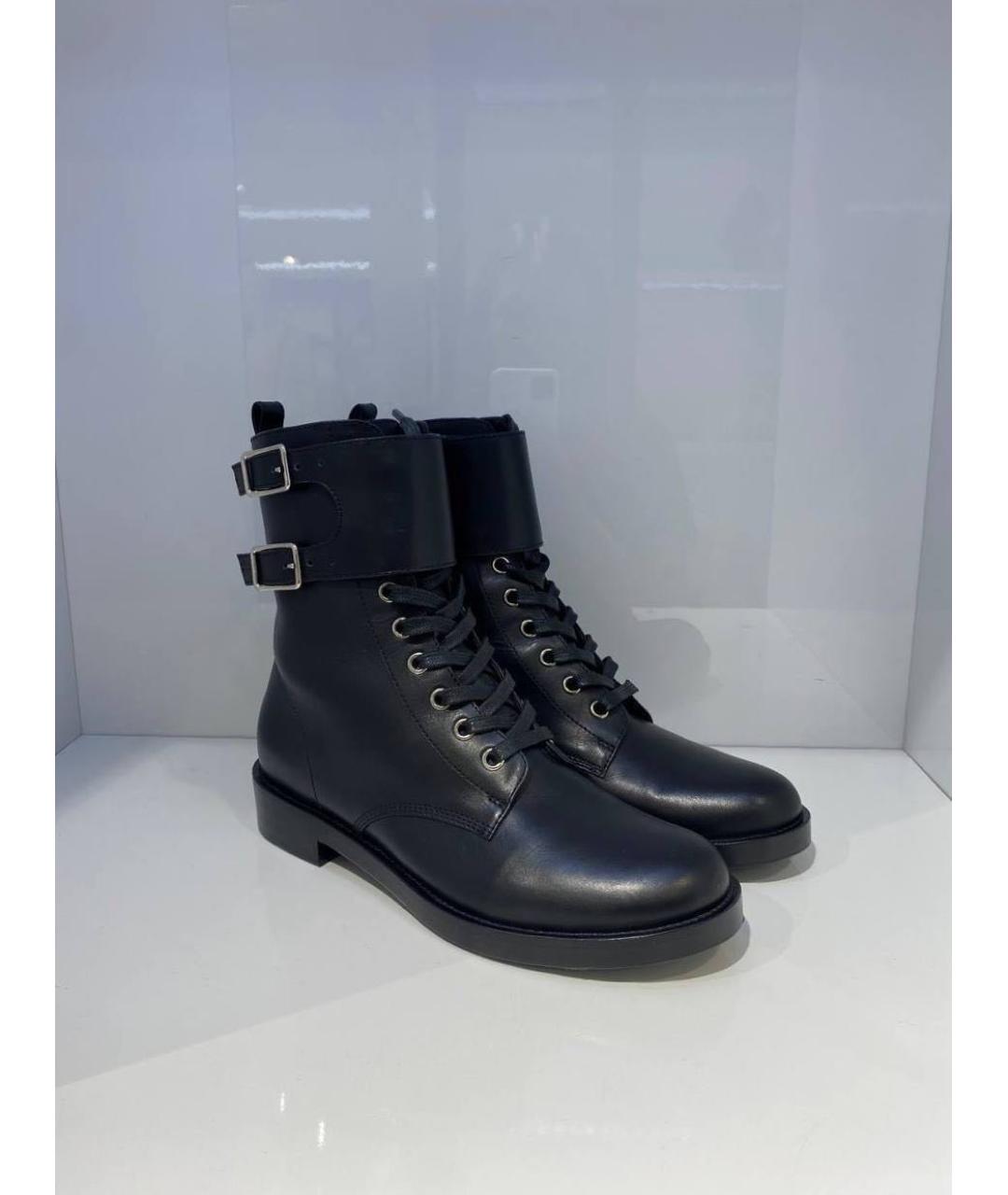 GIANVITO ROSSI Черные кожаные ботинки, фото 2