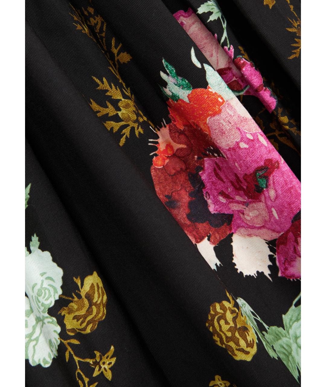 ERDEM Черное хлопковое коктейльное платье, фото 7