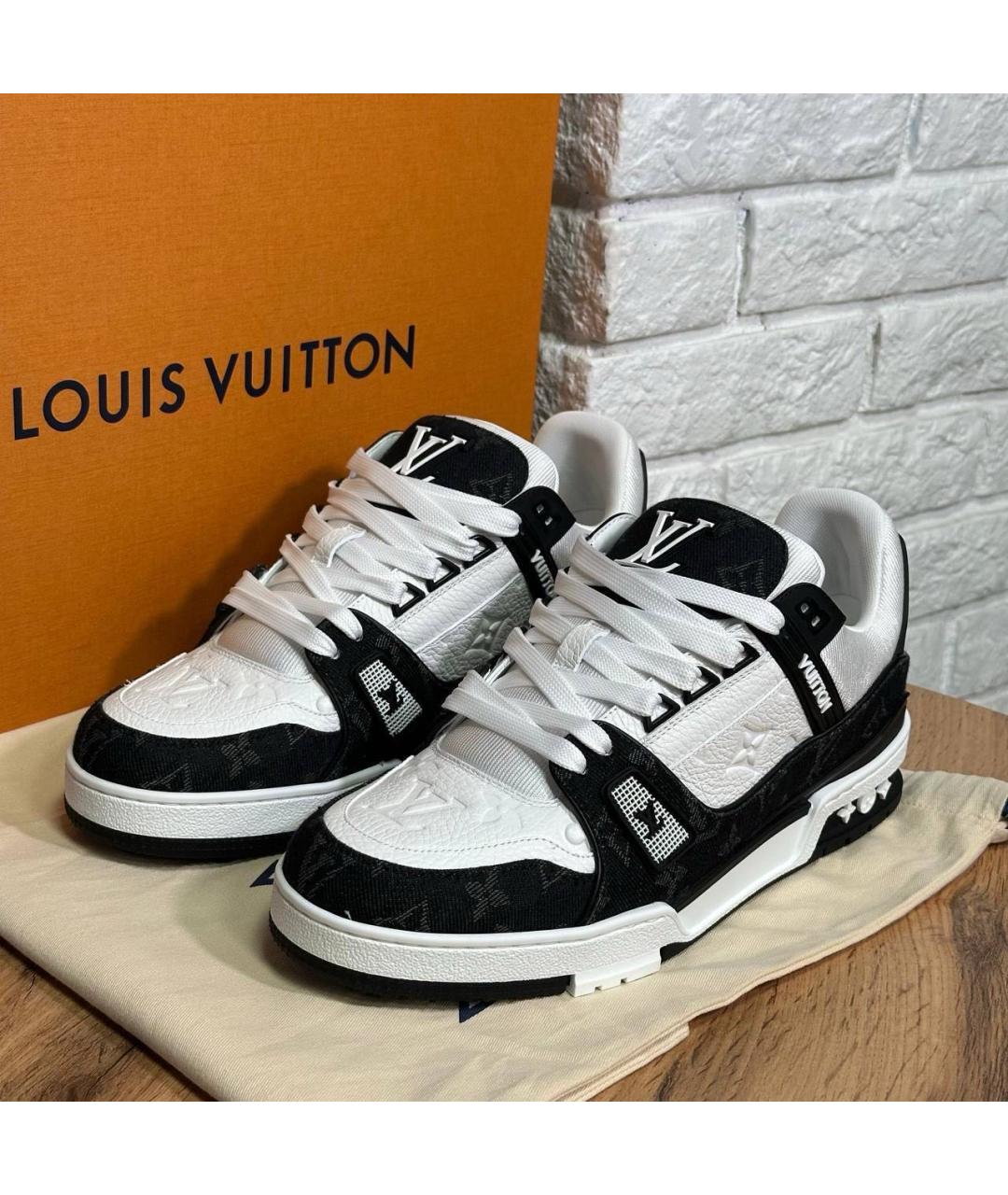 LOUIS VUITTON Мульти кожаные низкие кроссовки / кеды, фото 2