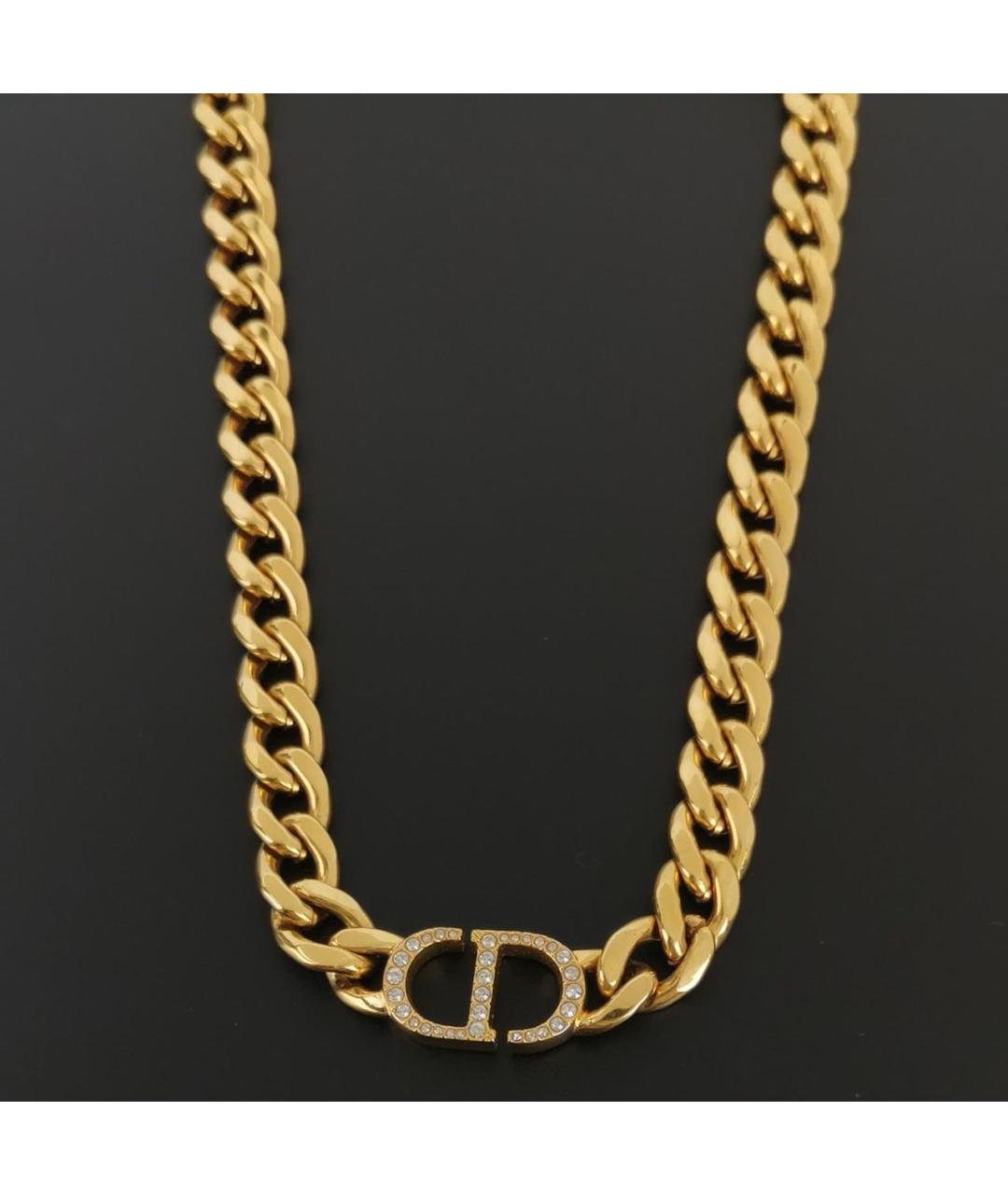 CHRISTIAN DIOR Золотой металлический кулон, фото 5