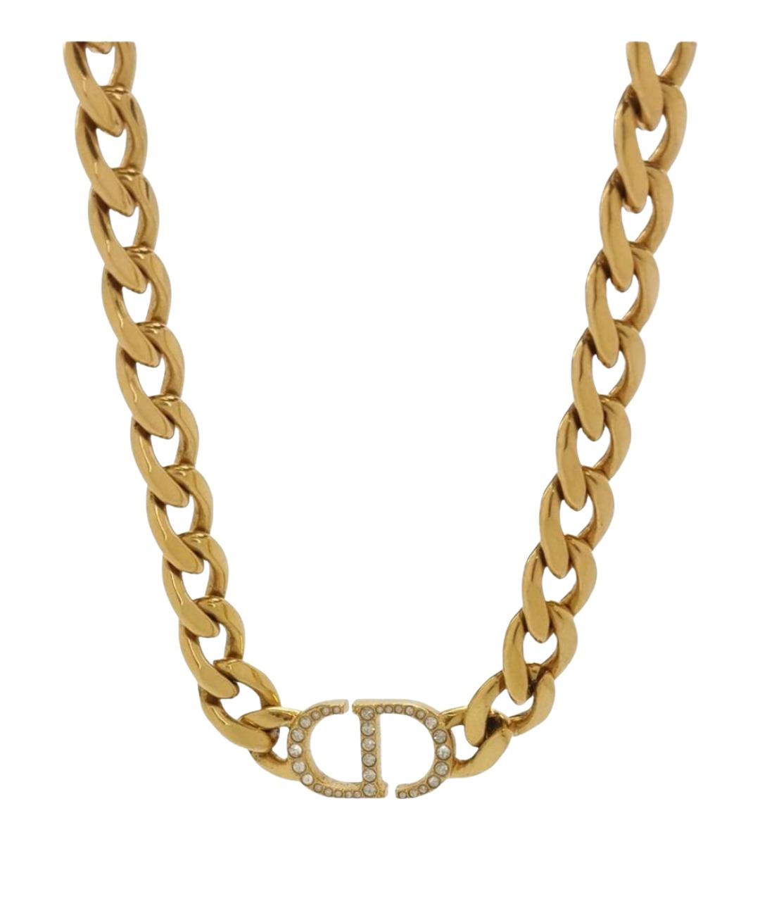 CHRISTIAN DIOR Золотой металлический кулон, фото 1