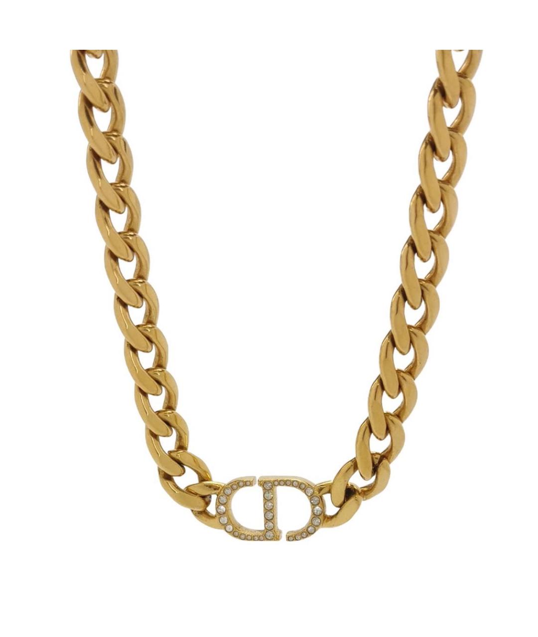 CHRISTIAN DIOR Золотой металлический кулон, фото 7