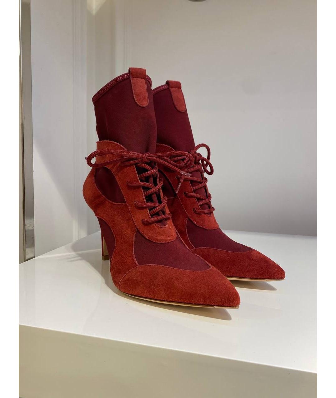 GIANVITO ROSSI Мульти замшевые ботильоны, фото 2
