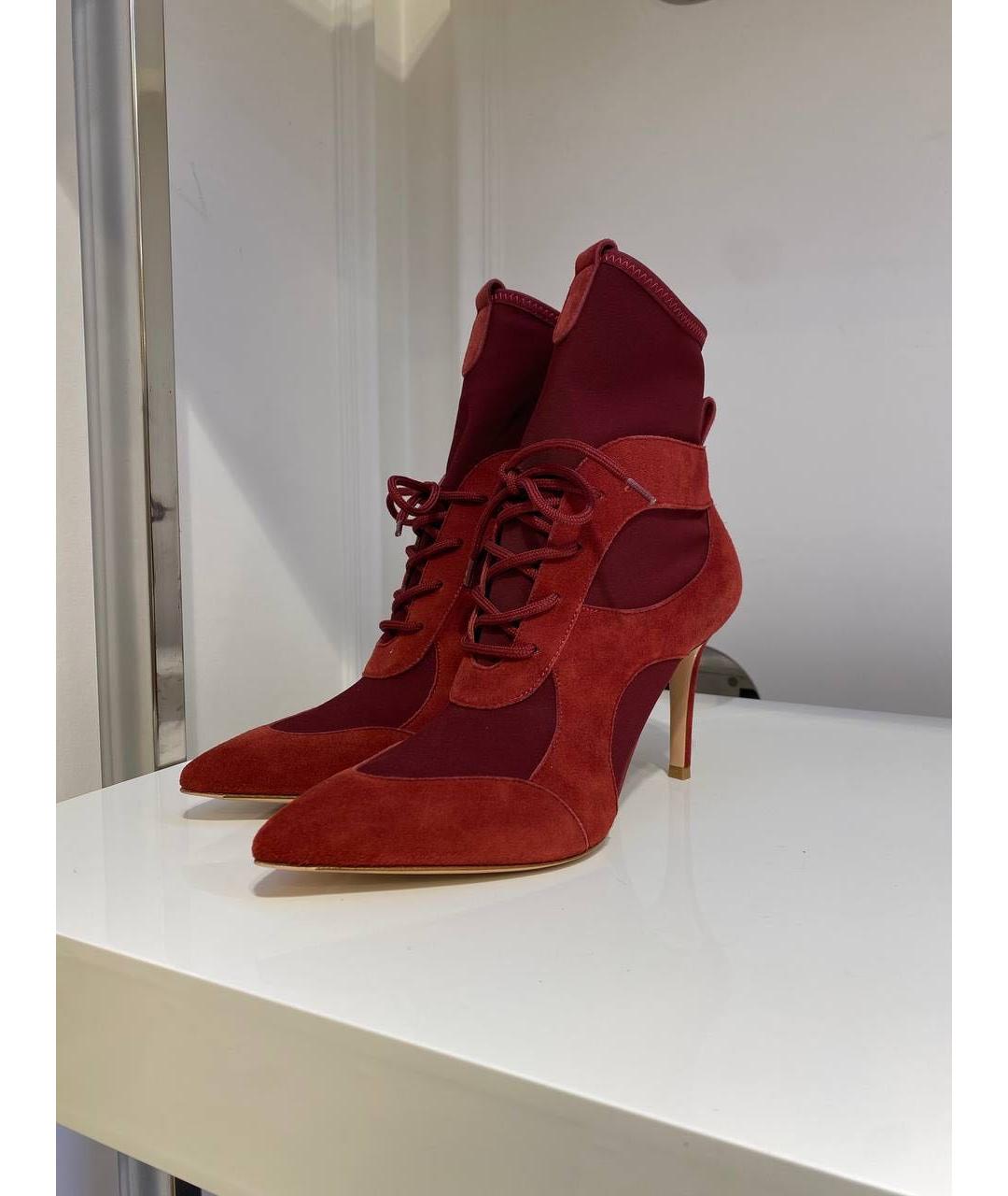 GIANVITO ROSSI Мульти замшевые ботильоны, фото 4