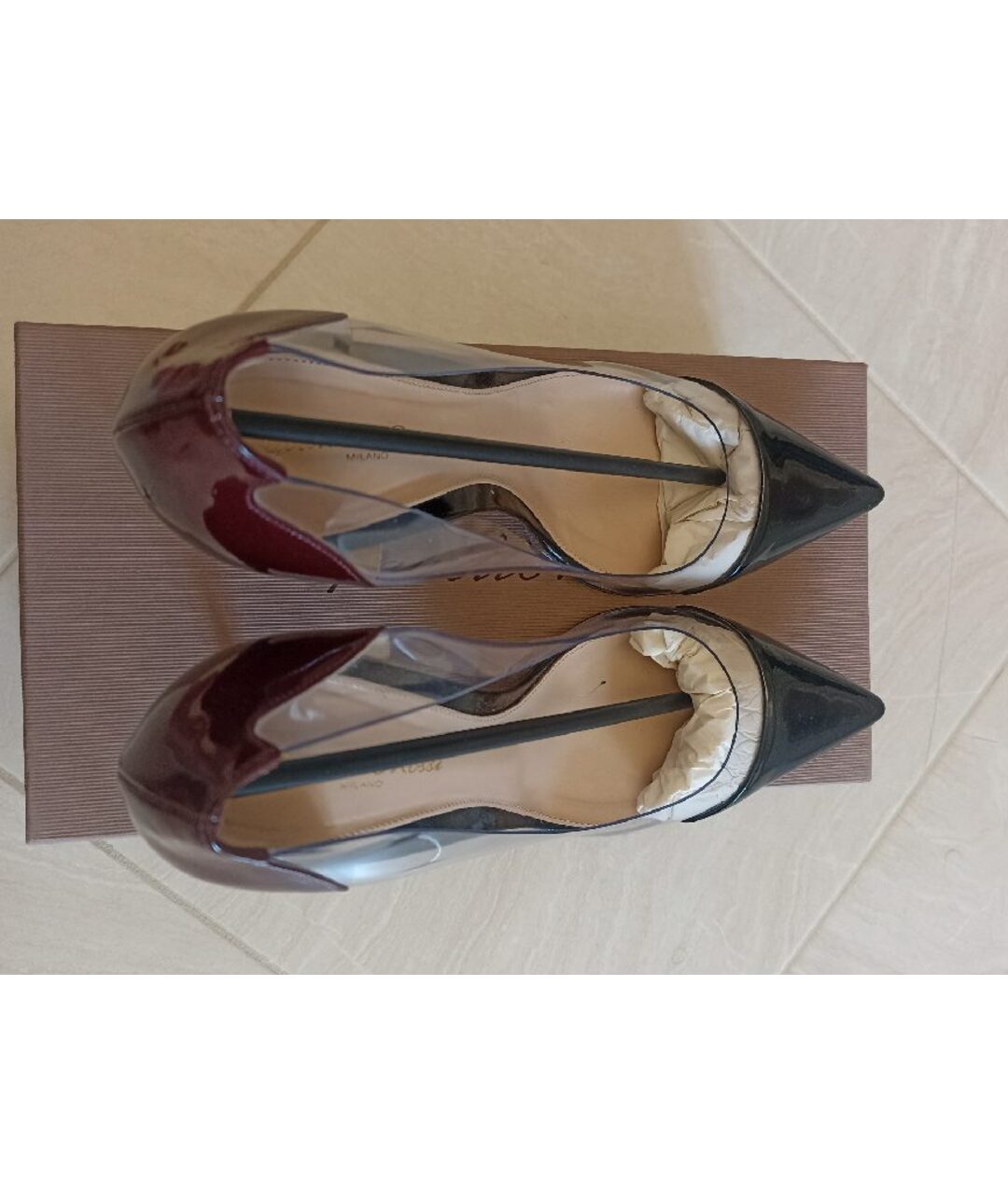 GIANVITO ROSSI Черные туфли из лакированной кожи, фото 3