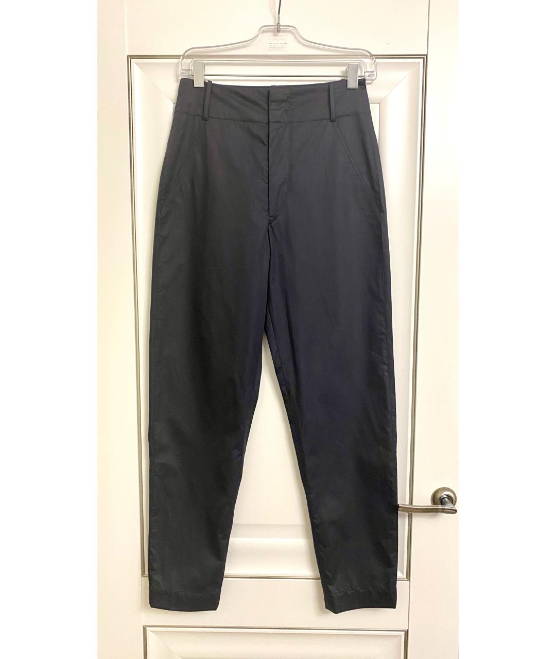 ISABEL MARANT Синие хлопковые брюки широкие, фото 7