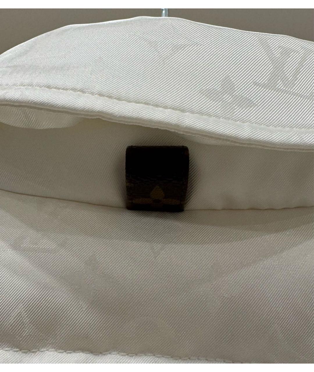 LOUIS VUITTON Белый полиэстеровый пуховик, фото 4