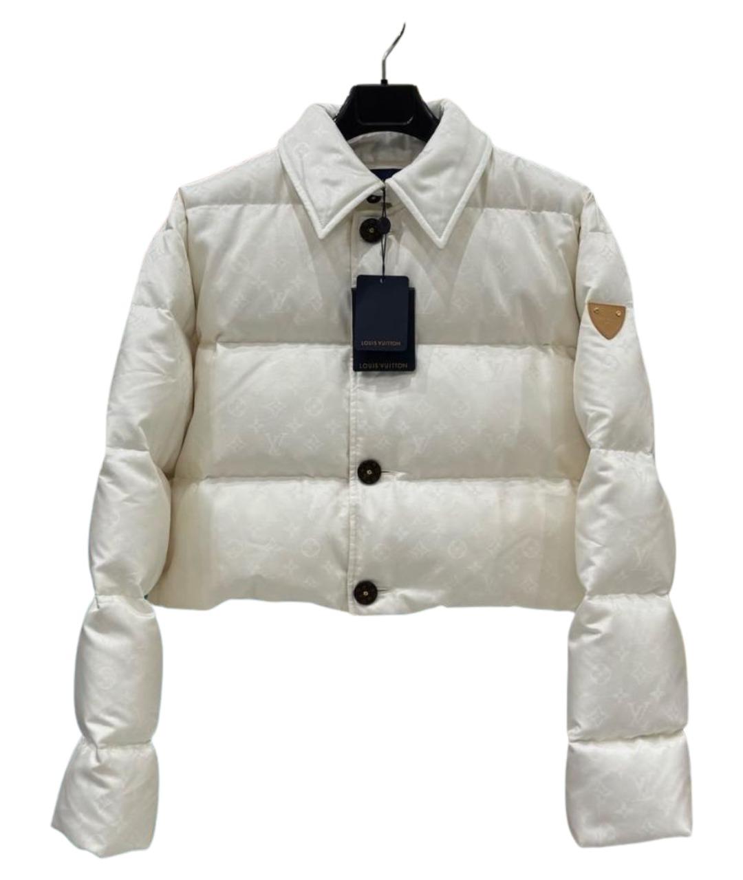 LOUIS VUITTON Белый полиэстеровый пуховик, фото 1