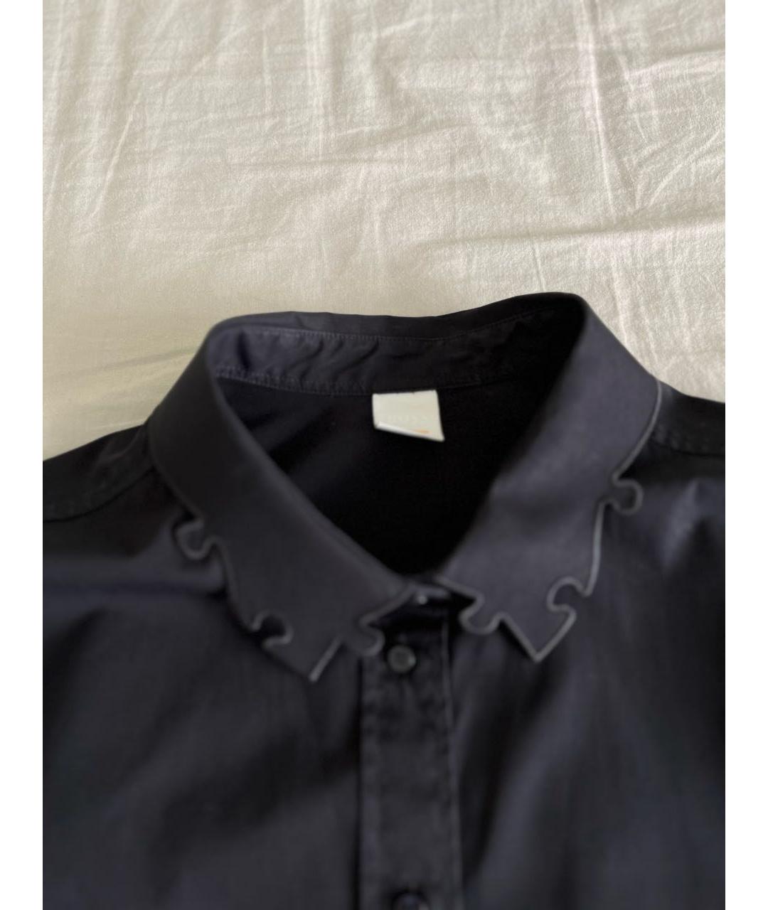 HUGO BOSS Черная хлопковая рубашка, фото 7