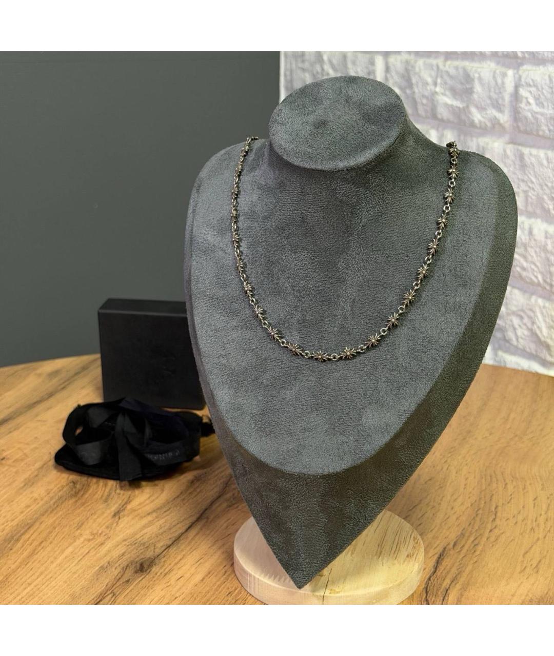 CHROME HEARTS Антрацитовое серебряное колье, фото 2