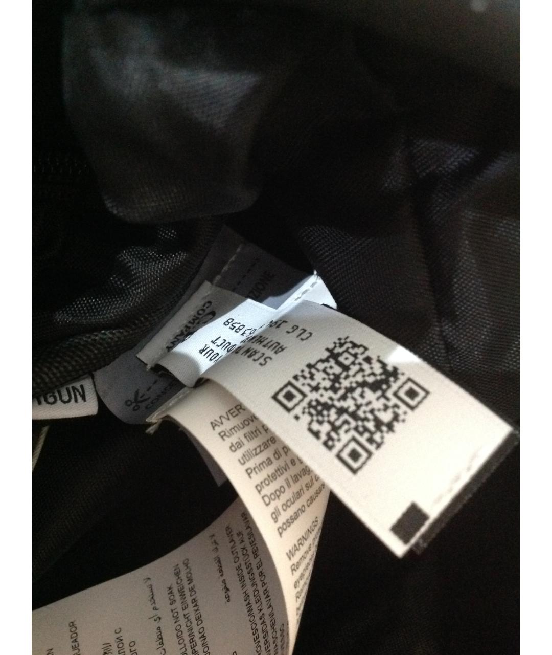 CP COMPANY Черный тканевый рюкзак, фото 6