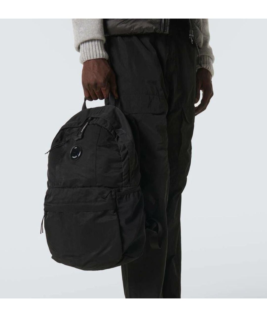 CP COMPANY Черный тканевый рюкзак, фото 4