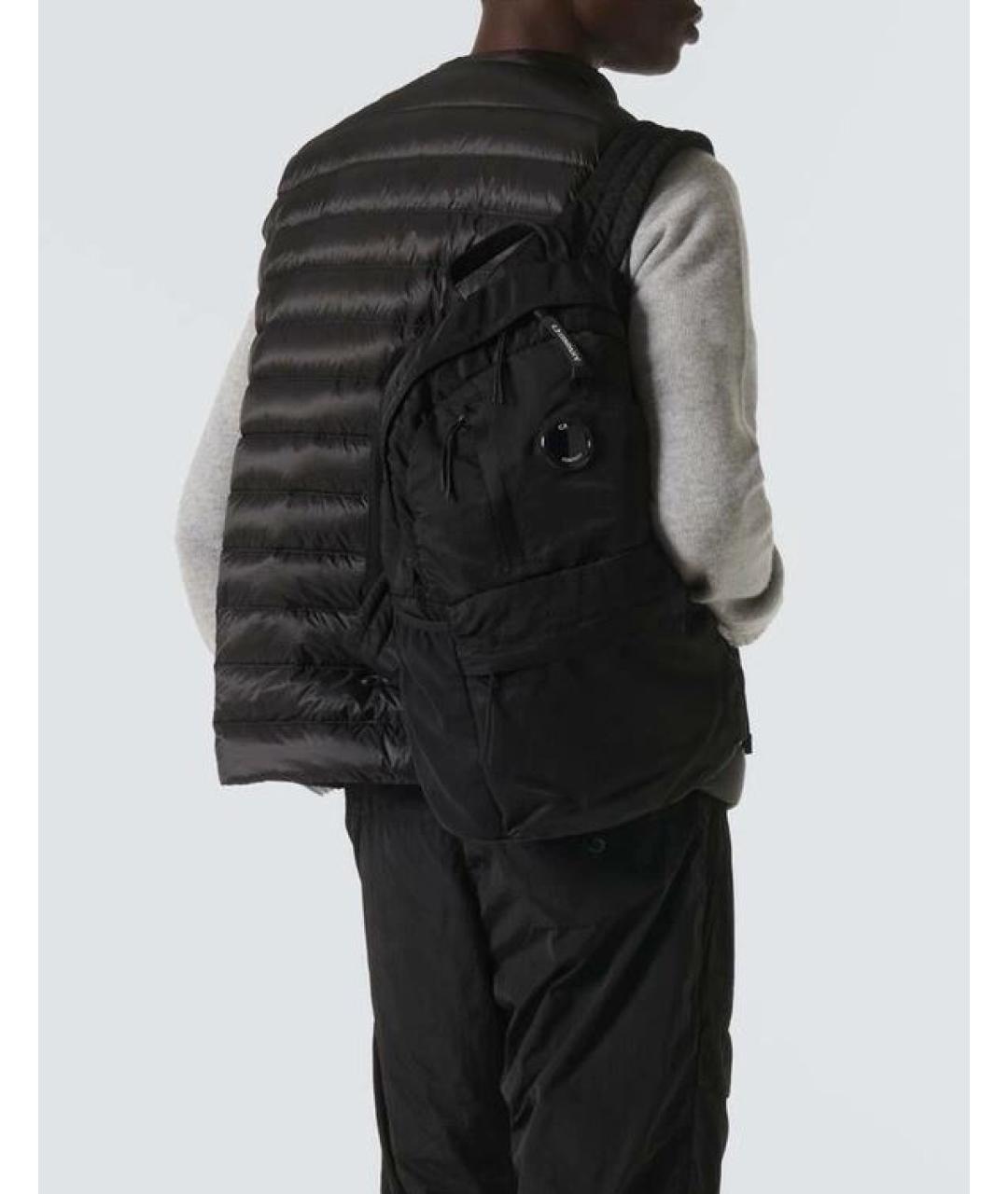 CP COMPANY Черный тканевый рюкзак, фото 5