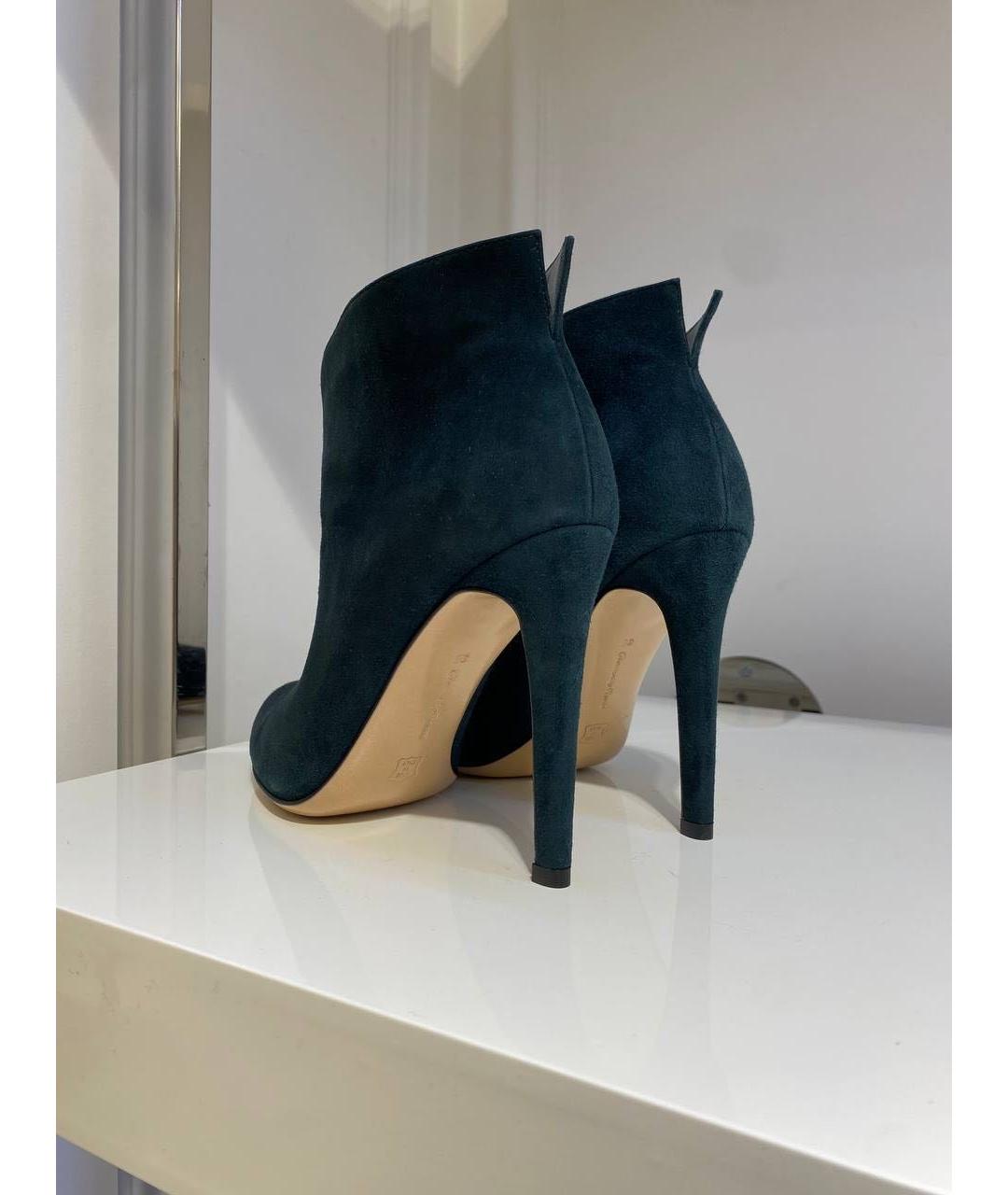 GIANVITO ROSSI Замшевые ботильоны, фото 3