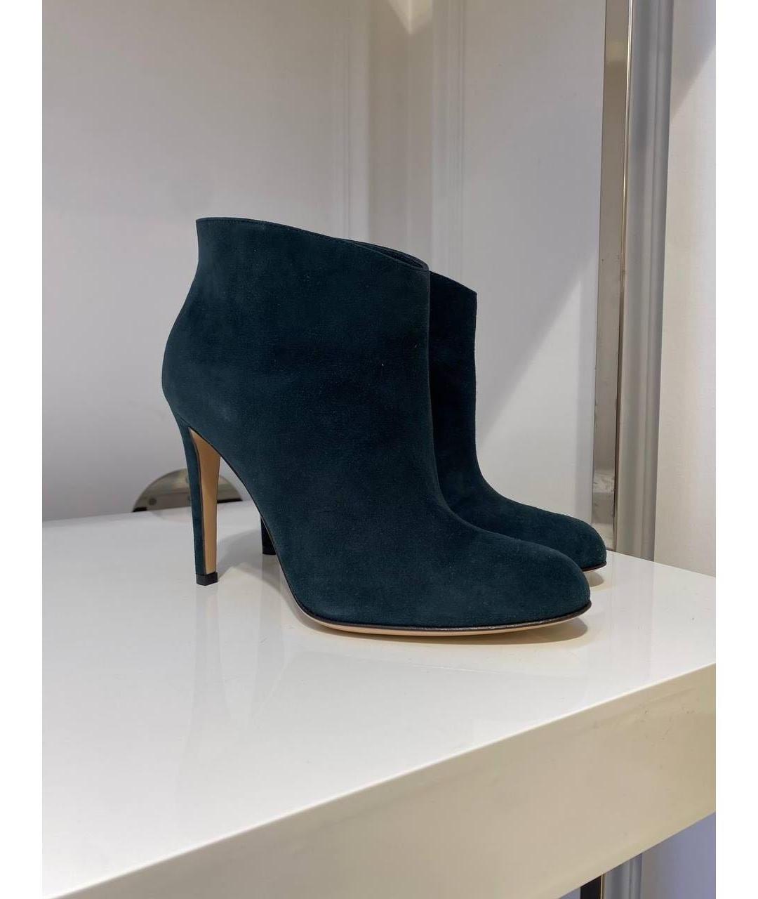 GIANVITO ROSSI Замшевые ботильоны, фото 5