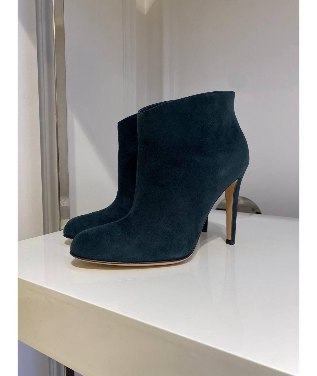 GIANVITO ROSSI Замшевые ботильоны, фото 4