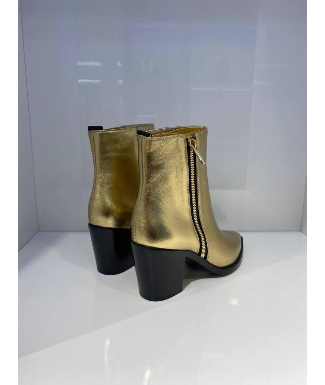 GIANVITO ROSSI Золотые сапоги, фото 3